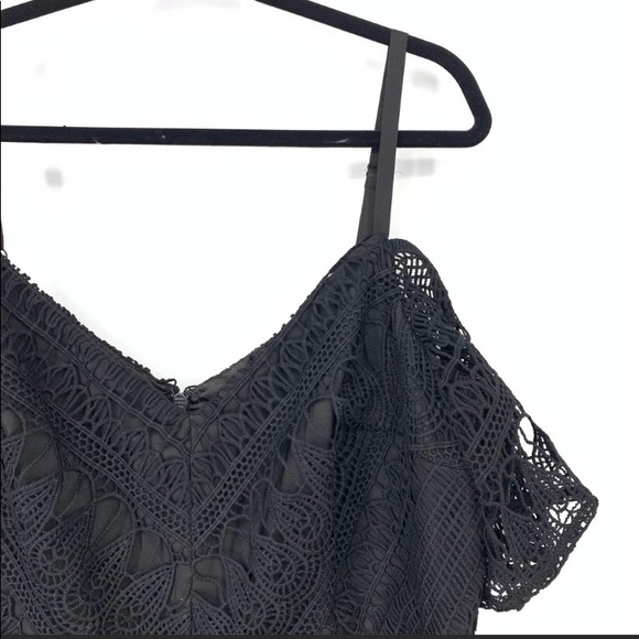 City Chic S US 16 Impressions Dress Cold Shoulder - Picture 4 of 8